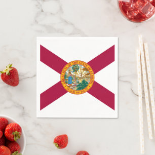 Flagge Floridas Serviette