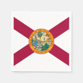 Flagge Floridas Serviette (Vorderseite)