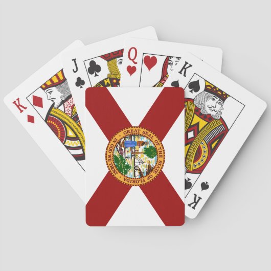 Flagge Floridas Spielkarten (Rückseite)