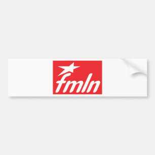 Flagge FMLN Autoaufkleber