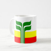 Flagge Franco Manitobans Kaffeetasse (Vorderseite Links)
