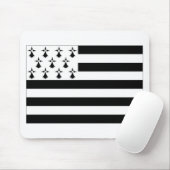 Flagge Frankreichs Bretagne Mousepad (Mit Mouse)