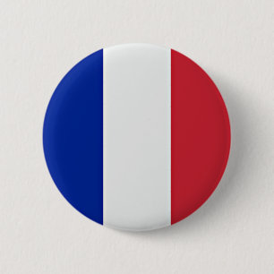 Flagge Frankreichs Button