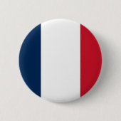 Flagge Frankreichs Button (Vorderseite)