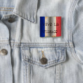 Flagge Frankreichs Button (Beispiel)