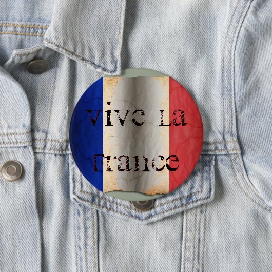 Flagge Frankreichs Button (Beispiel)