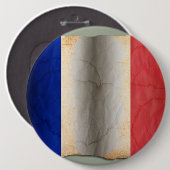 Flagge Frankreichs Button (Vorne & Hinten)