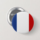 Flagge Frankreichs Button (Vorne & Hinten)