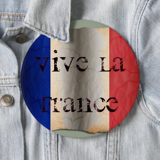 Flagge Frankreichs Button (Beispiel)