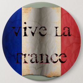 Flagge Frankreichs Button