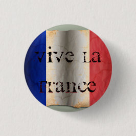 Flagge Frankreichs Button