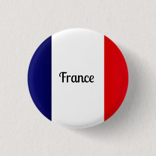 Flagge Frankreichs Button