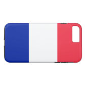 Flagge Frankreichs Case-Mate iPhone Hülle (Rückseite (Horizontal))