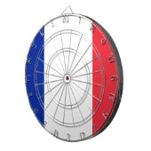 Flagge Frankreichs Dartscheibe (Vorderseite rechts)