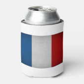 Flagge Frankreichs Dosenkühler (Kanne Vorderseite)