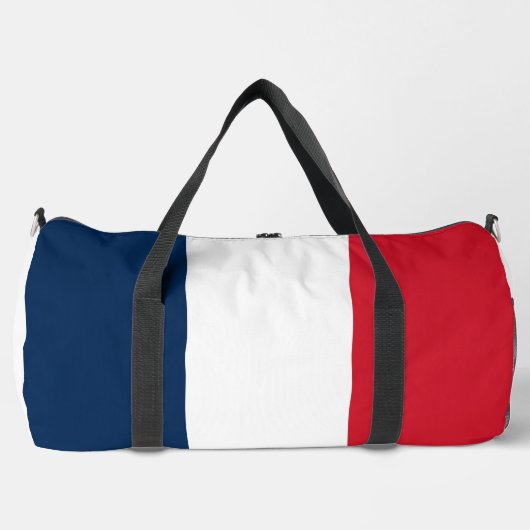 Flagge Frankreichs Duffle Bag (Vorderseite)