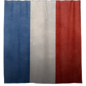Flagge Frankreichs Duschvorhang (Vorderseite)