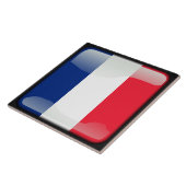 Flagge Frankreichs Fliese (Seite)