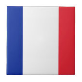 Flagge Frankreichs Fliese (Vorderseite)