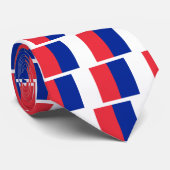 Flagge Frankreichs; französische Flagge, Drapeau d Krawatte (Gerollt)