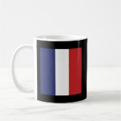 Flagge Frankreichs, französische Flagge Kaffeetasse (Links)