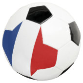 Flagge Frankreichs Fußball (Dreiviertel)