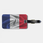 Flagge Frankreichs Gepäckanhänger (Rückseite horizontal)