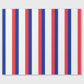 Flagge Frankreichs Geschenkpapier (Flach)