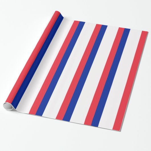 Flagge Frankreichs Geschenkpapier (Ungerollt)