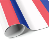 Flagge Frankreichs Geschenkpapier (Rolleneckpunkt)