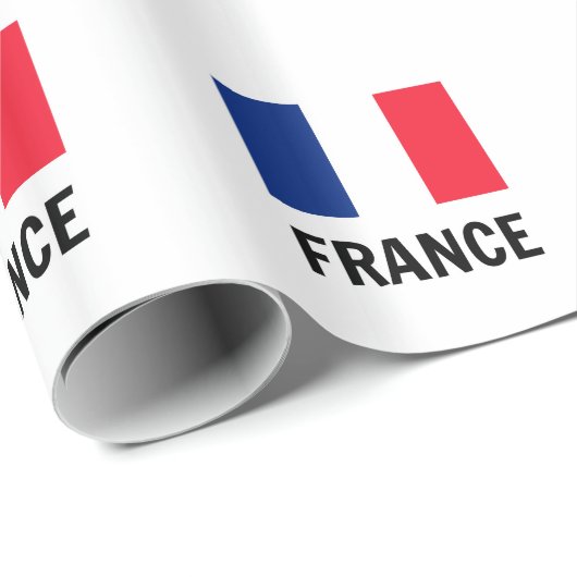 Flagge Frankreichs Geschenkpapier (Rolleneckpunkt)