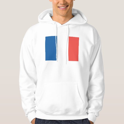 Flagge Frankreichs Hoodie (Vorderseite)