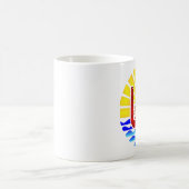 Flagge Frankreichs Kaffeetasse (Mittel)
