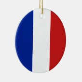 Flagge Frankreichs Keramik Ornament (Rechts)