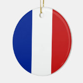 Flagge Frankreichs Keramik Ornament (Links)