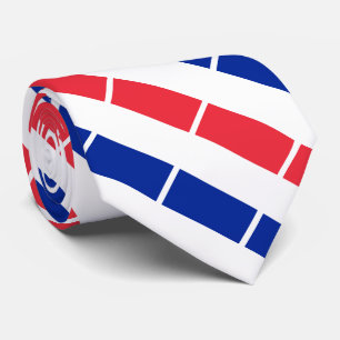 Flagge Frankreichs Krawatte