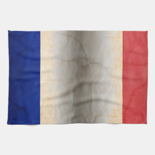 Flagge Frankreichs Küchentuch