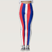 Flagge Frankreichs Leggings (Vorderseite)