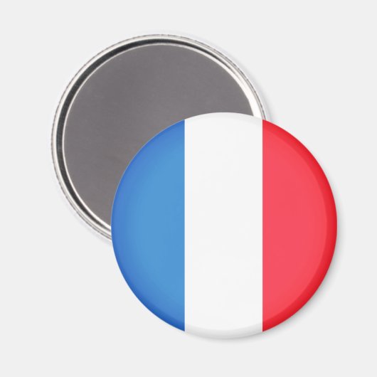 Flagge Frankreichs Magnet (Vorderseite/Rückseite)