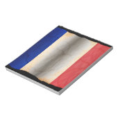 Flagge Frankreichs Notizblock (Rotiert)