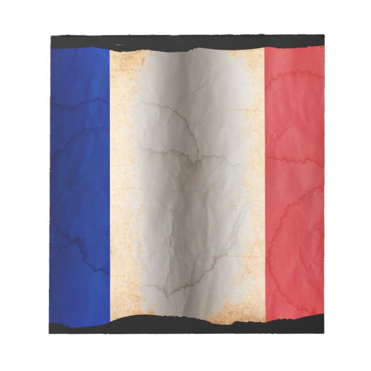 Flagge Frankreichs Notizblock (Vorderseite)