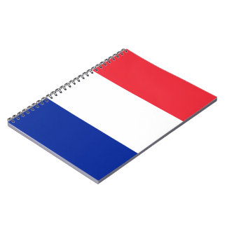Flagge Frankreichs Notizblock