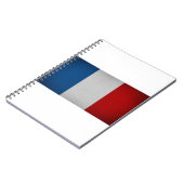 Flagge Frankreichs Notizblock (Linke Seite)