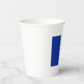 Flagge Frankreichs Pappbecher (Rechts)