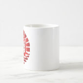 Flagge Frankreichs (rot) Kaffeetasse (Mittel)