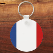Flagge Frankreichs Schlüsselanhänger (Vorderseite)
