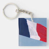 Flagge Frankreichs Schlüsselanhänger (Vorderseite)