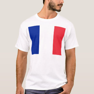 Flagge Frankreichs T-Shirt