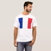 Flagge Frankreichs T-Shirt (Vorne ganz)