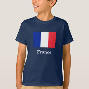 Flagge Frankreichs T-Shirt